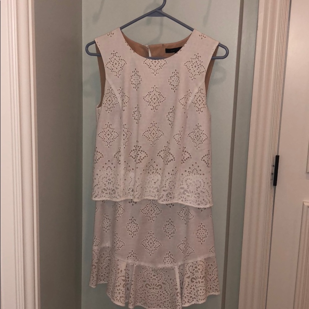 BCBG white dress “set”